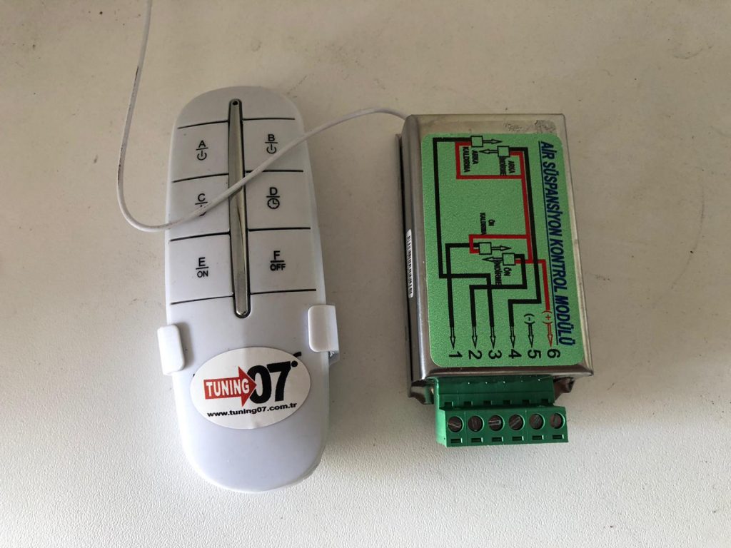 Air süspansiyon Dans Modlu Beyaz Kumanda
