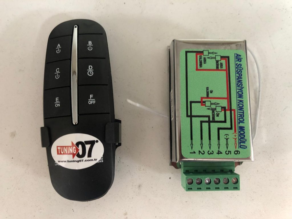 Air süspansiyon Dans Modlu Siyah Kumanda